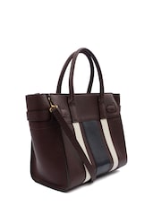 The Handbag Clinic Red Mulberry Oxblood Zipped Bayswater Small Tote - Image 3 of 7