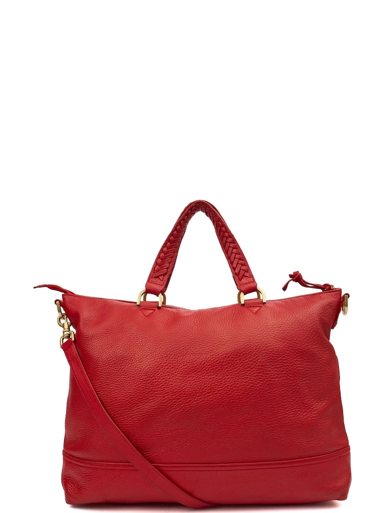 Mulberry Red Effie Tote Bag - Image 2 of 6 Mulberry Red Effie Tote Bag - Image 2 of 6