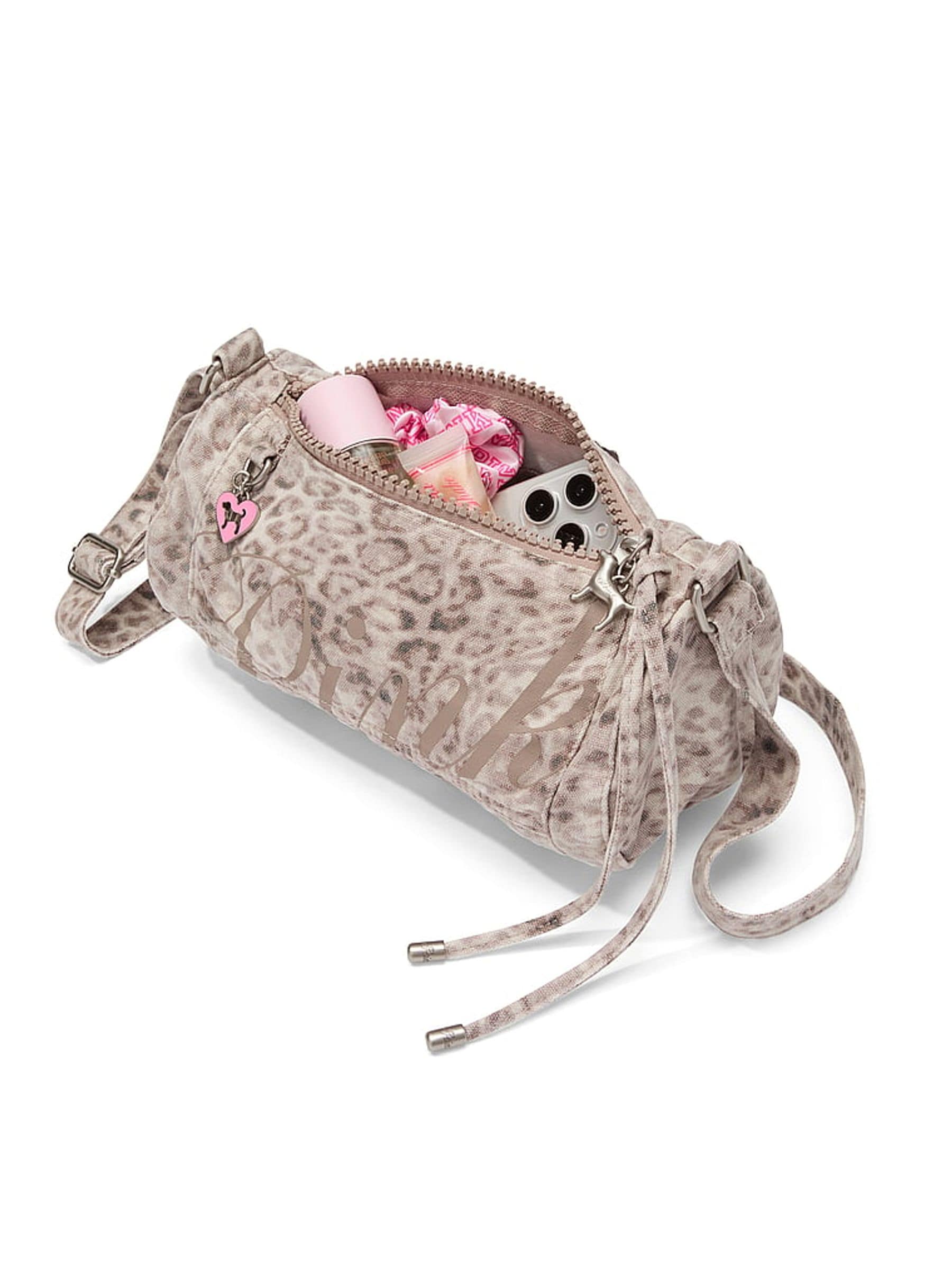 Buy Victoria's Secret Pink Natural Leopard Brown Small Duffle