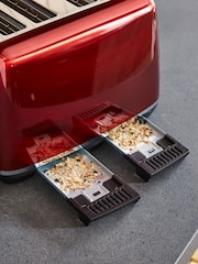 Morphy Richards Red Accents 4 Slice Toaster - Image 5 of 6