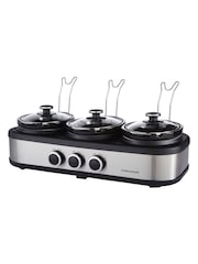 Morphy Richards TrioServe Three Pot 3.9L Slow Cooker - Image 2 of 4