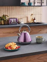 Morphy Richards Purple Accents Pyramid Kettle - Image 1 of 6
