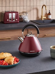 Morphy Richards Rhubarb Accents Pyramid Kettle - Image 2 of 4