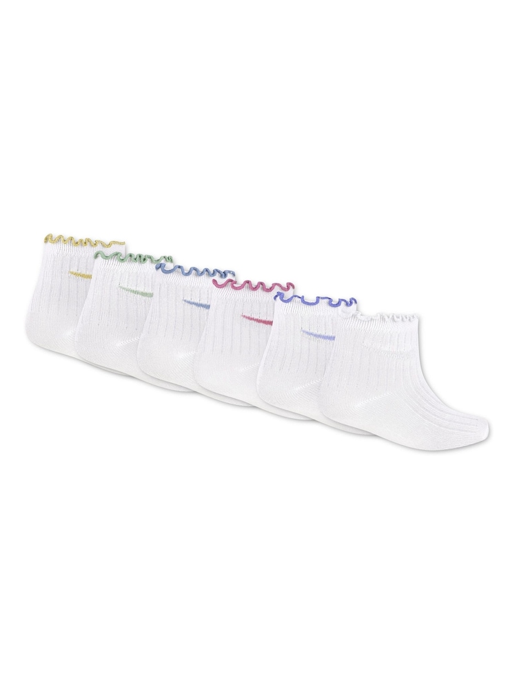 Nike Gold Nhg Lettuce Welt Ankle Socks 6 Pack - Image 2 of 3