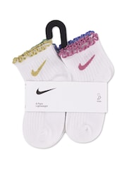 Nike Gold Nhg Lettuce Welt Ankle Socks 6 Pack - Image 3 of 3