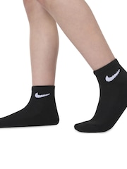 Nike Grey NHN Nike Basic Pack Quarter Socks 3 Pack - Image 4 of 9