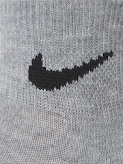 Nike Grey NHN Nike Basic Pack Quarter Socks 3 Pack - Image 9 of 9