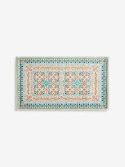 FatFace Blue Tile Print Washable Doormat - Image 3 of 3