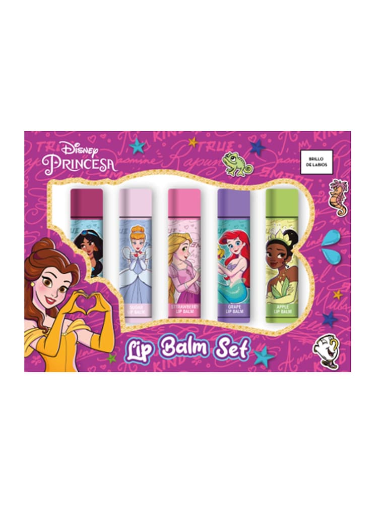 Disney Princess 5 Piece 4g Lip Balm Set - Image 1 of 1