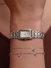 Olivia Burton Silver Tone 16x24mm Petit Grove Stainless Steel Watch - Image 6 of 8