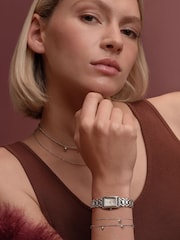 Olivia Burton Silver Tone 16x24mm Petit Grove Stainless Steel Watch - Image 7 of 8