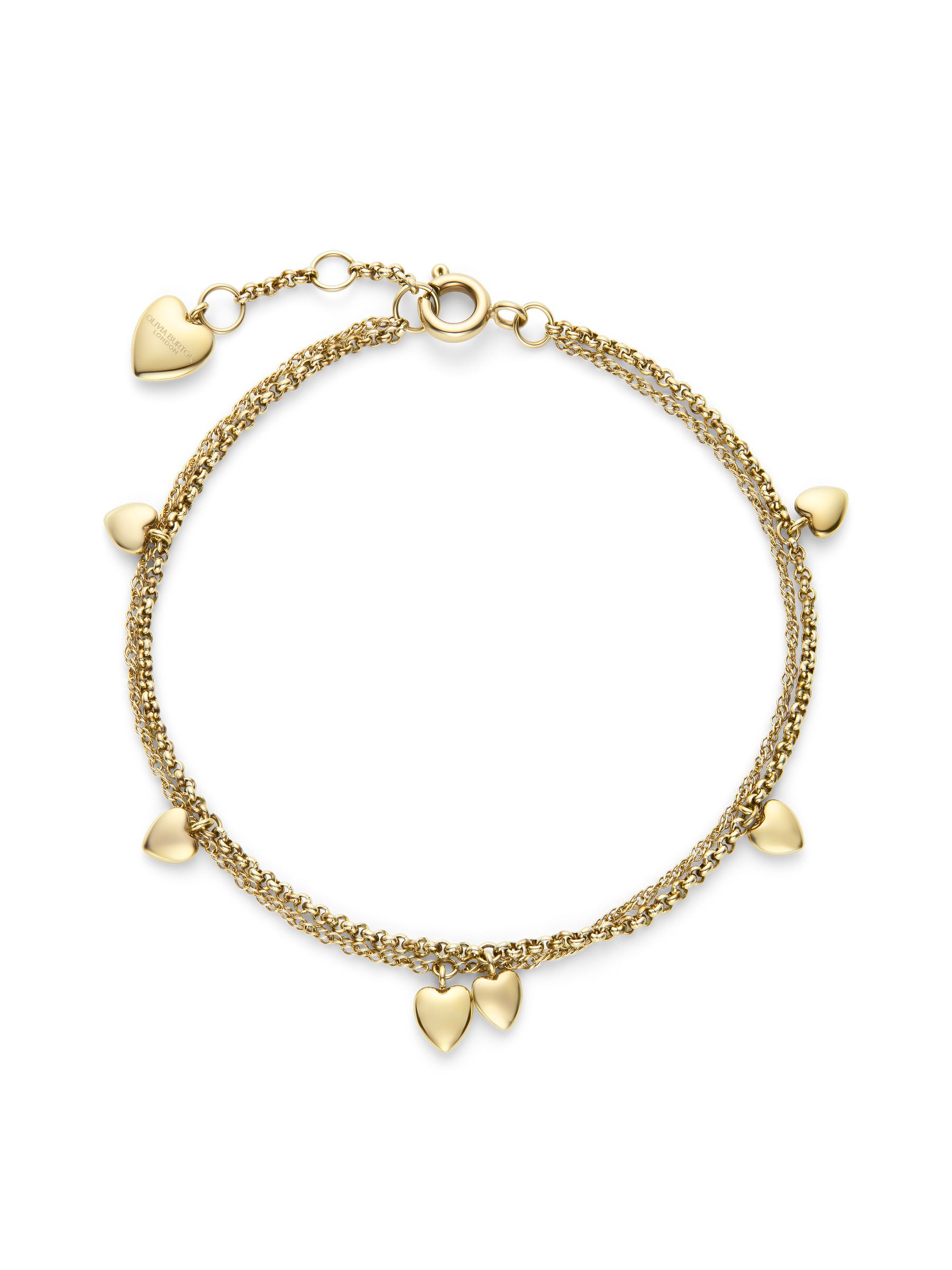 Olivia Burton 24100460 Classic Mini Heart Gold Plated Double Jewellery - Image 2
