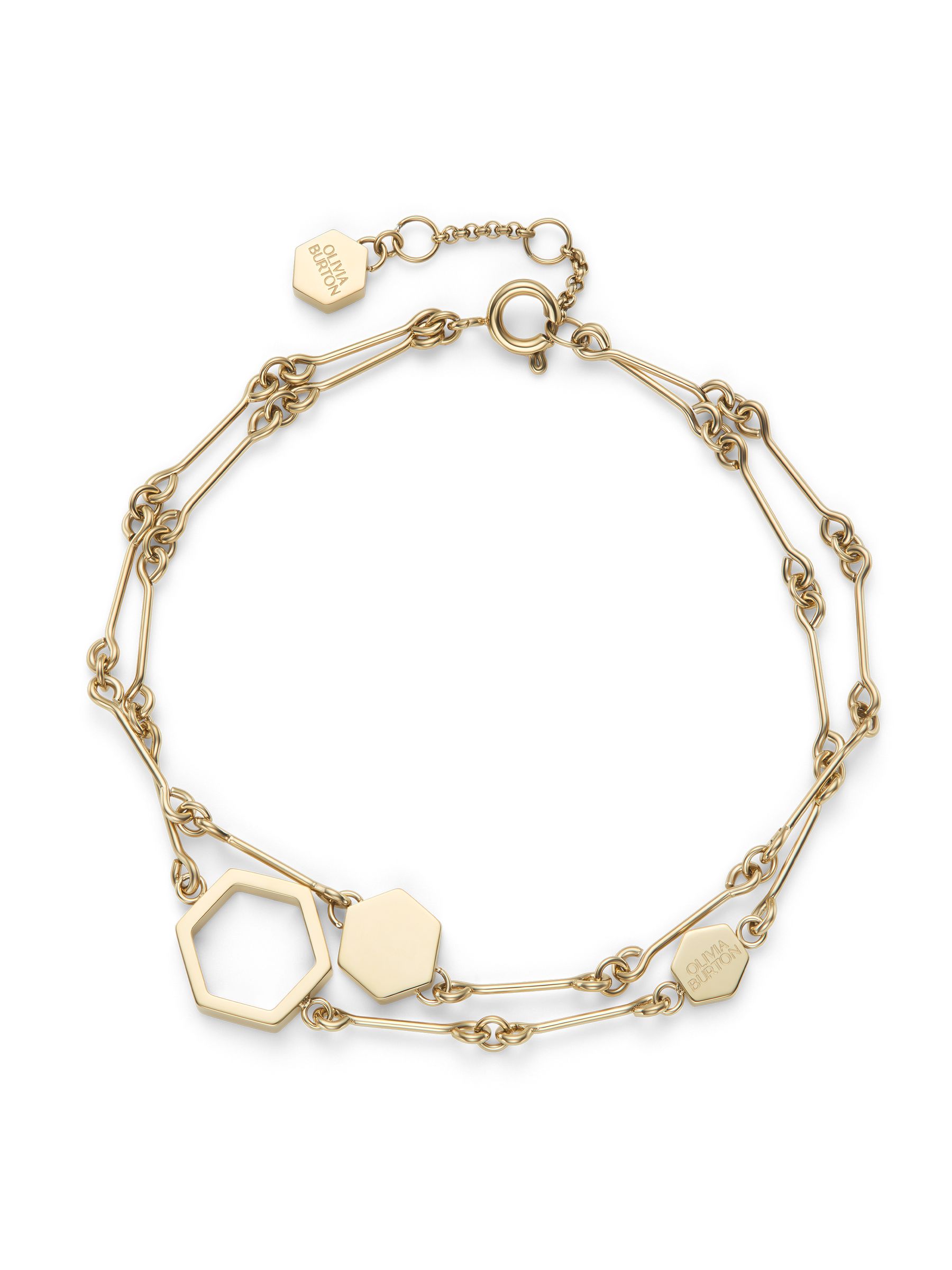 Olivia Burton Honeycomb Double Bracelet - Image 3
