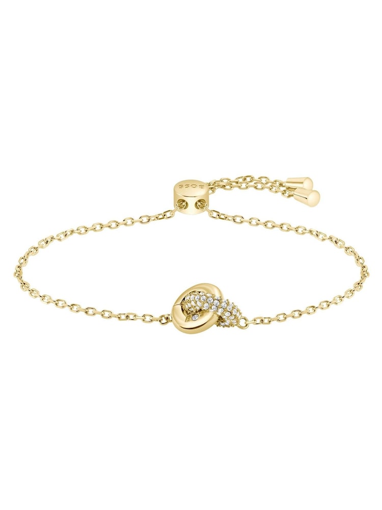 BOSS Gold Plated Ladies Live Precious Bracelet - Image 1 of 4 BOSS Gold Plated Ladies Live Precious Bracelet - Image 1 of 4