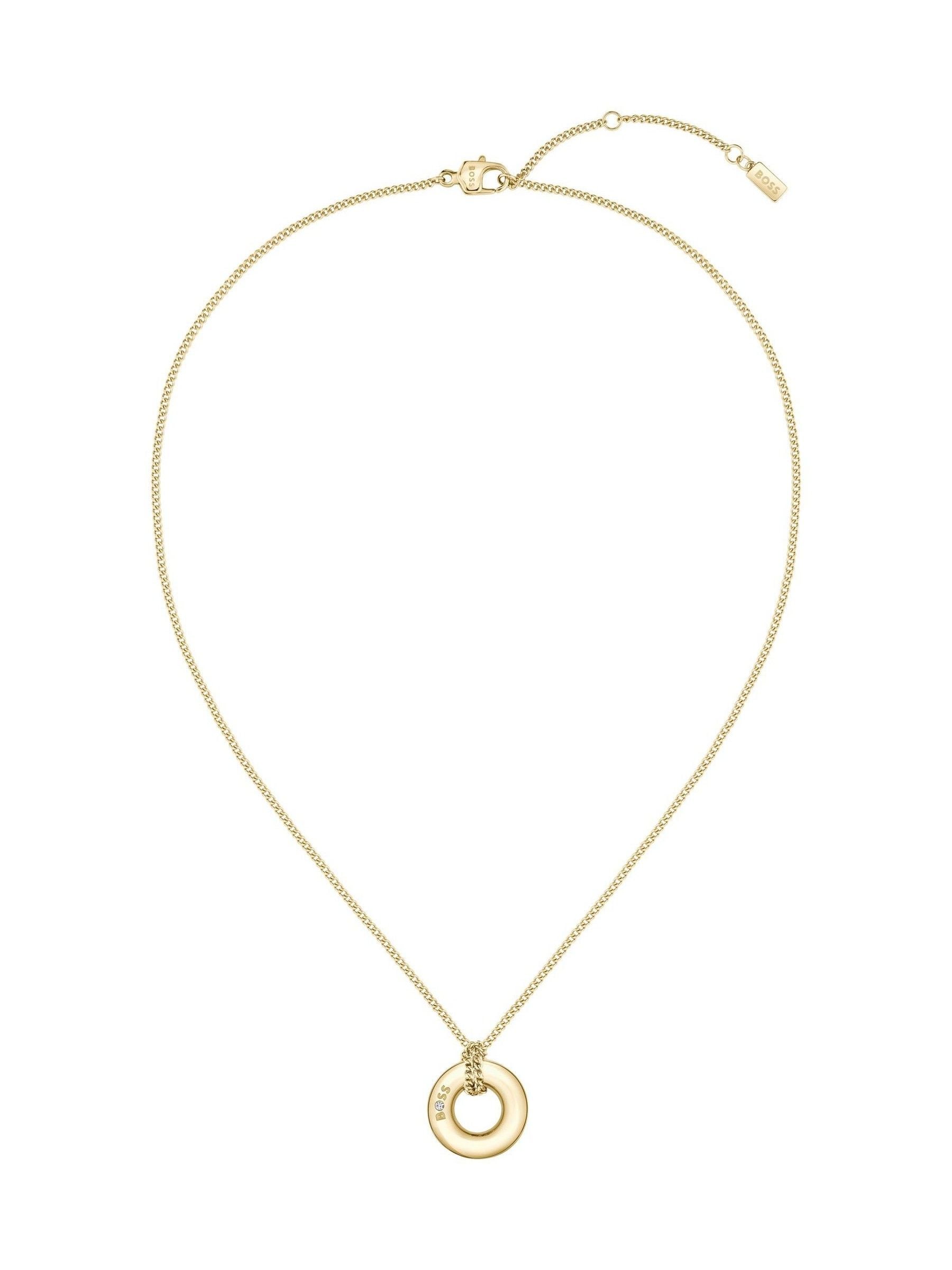 BOSS Jewellery 1580686 Ladies Gold-Tone Bangle With Logo - Image 4