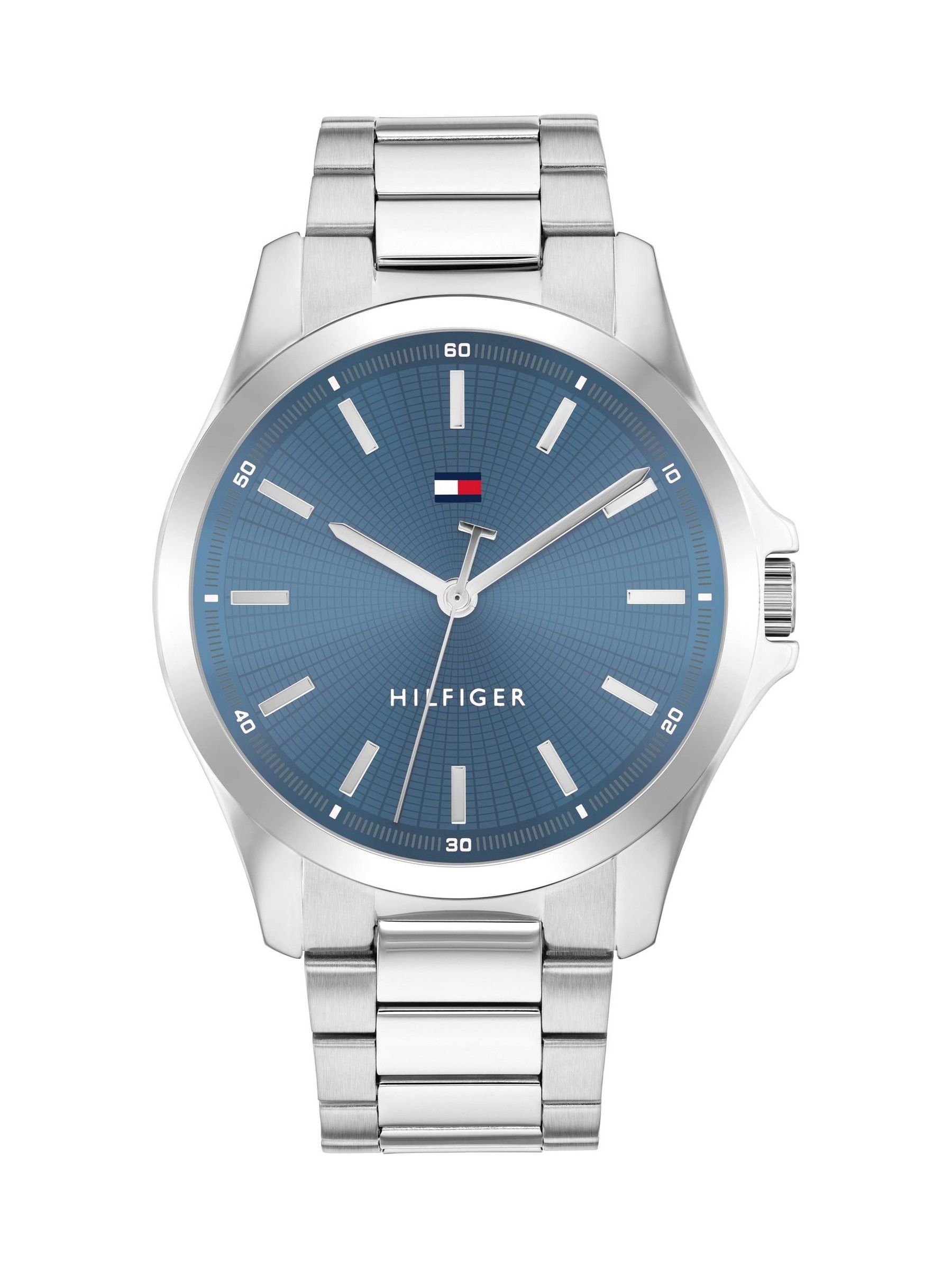 Tommy Hilfiger Bruce Analog Quartz Watch for Men with Silicon and Stainless Steel Bracelet - Image 5