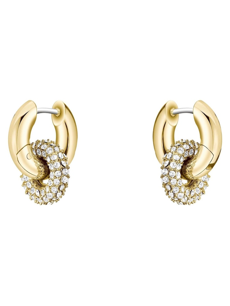 BOSS Gold Tone Live Precious Earrings - Image 2 of 4 BOSS Gold Tone Live Precious Earrings - Image 2 of 4