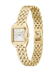 BOSS Light Gold Tone Ladies Mae Petite Soft Square IP Bracelet Watch - Image 6 of 8
