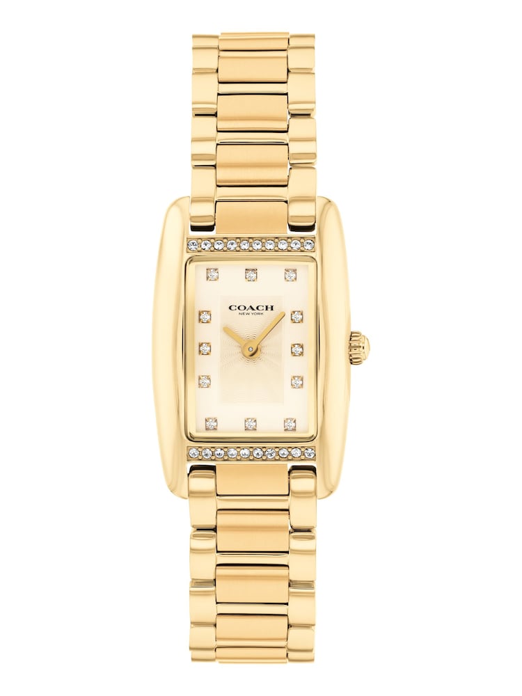COACH Gold Tone Reese 20mm Light Bracelet Watch - Image 1 of 4 COACH Gold Tone Reese 20mm Light Bracelet Watch - Image 1 of 4