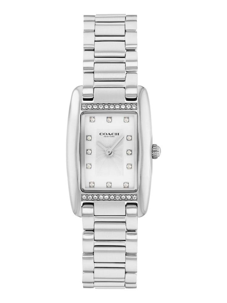 COACH Silver Tone Reese 20mm Stainless Steel Bracelet Watch - Image 1 of 4 COACH Silver Tone Reese 20mm Stainless Steel Bracelet Watch - Image 1 of 4