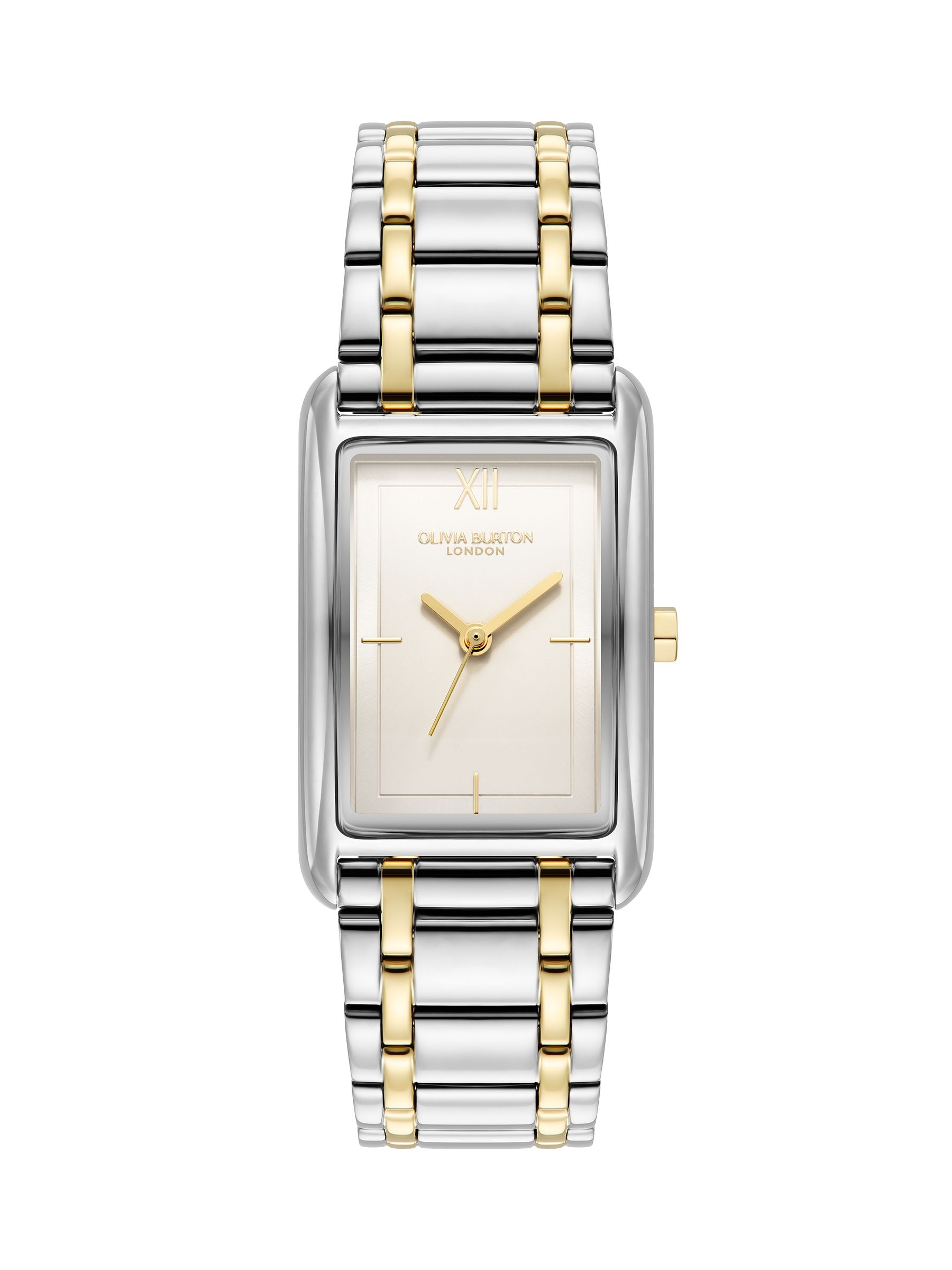 Olivia Burton Grove Silver Gold Watch - Image 5