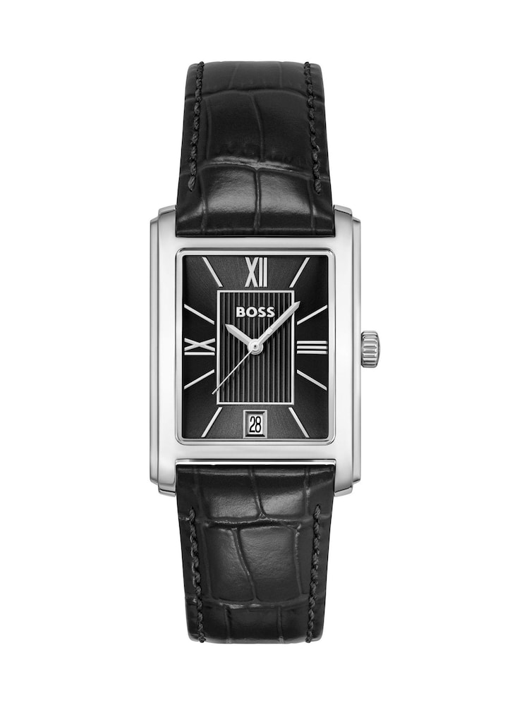 BOSS Black Principle Dress Watch with Leather Strap - Image 1 of 6