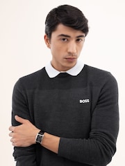 BOSS Black Principle Dress Watch with Leather Strap - Image 5 of 6
