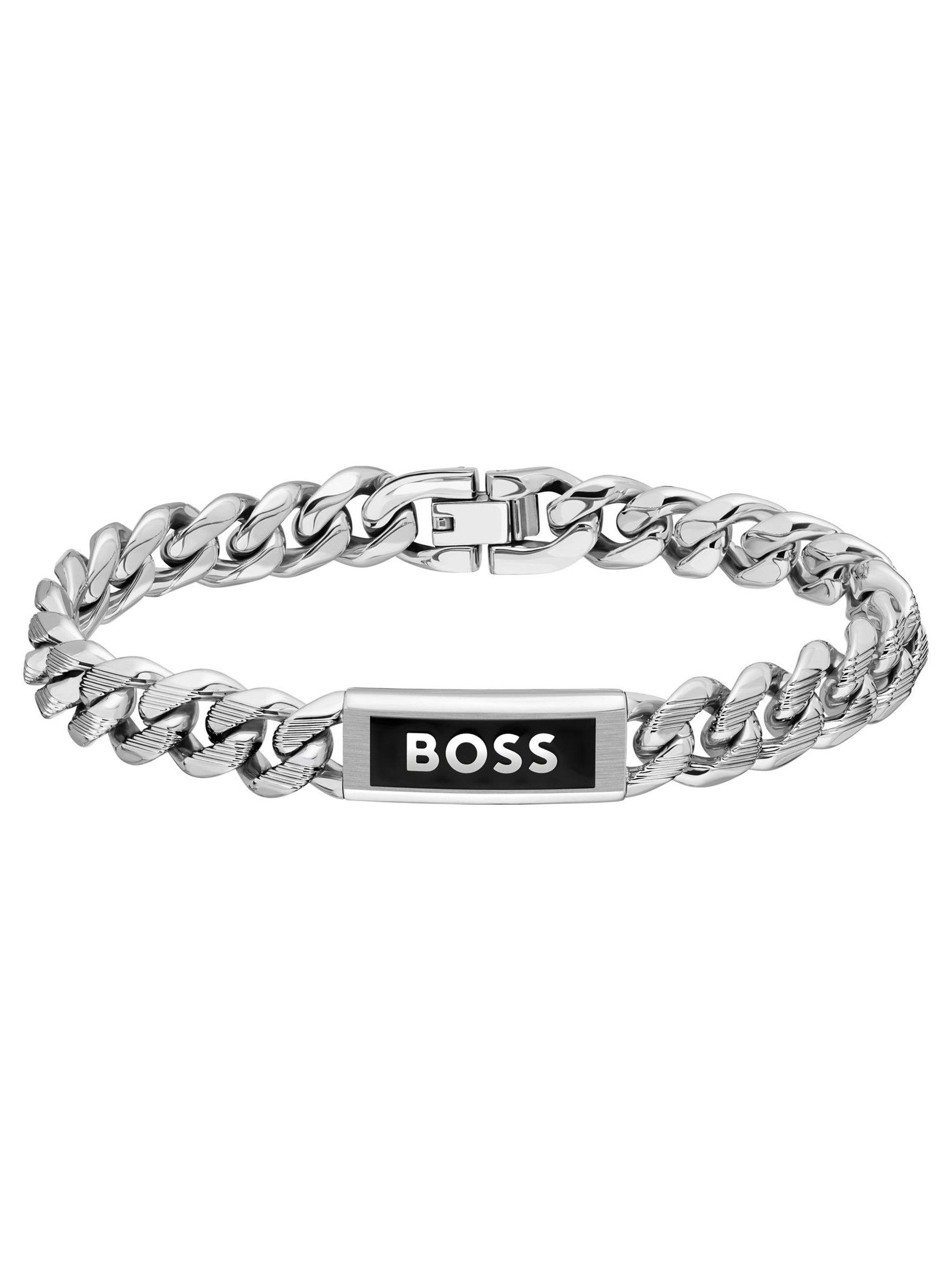 Boss Kassy Emblem Men'S Bracelet Silver - Image 10
