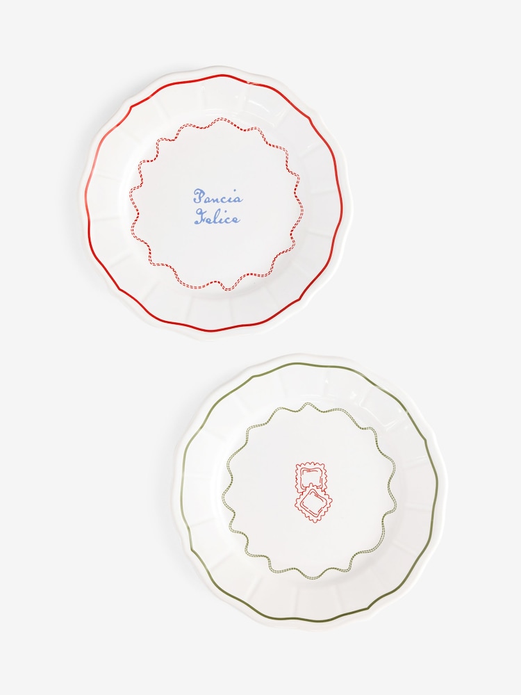 Lia Gold x Next Set of 4 Cream Side Plates - Image 5 of 5