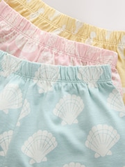 Blue/Yellow Shell Print Short Pyjamas 3 Pack (9mths-12yrs) - Image 14 of 14