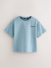 smALLSAINTS Multi Logo Crew Relaxed Younger 3 Pack T-Shirts - Image 6 of 7