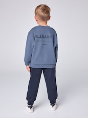 smALLSAINTS Blue Underground Oversized Younger Boys Sweatshirt and Joggers Set - Image 2 of 16