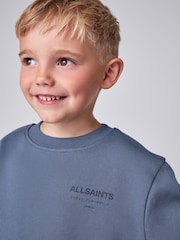smALLSAINTS Blue Underground Oversized Younger Boys Sweatshirt and Joggers Set - Image 3 of 16