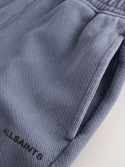 smALLSAINTS Textured Mid Blue Block Logo Washed Pullover Hoodie and Joggers Set - Image 15 of 15