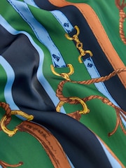 Green/Blue Print Satin Camisole - Image 6 of 7