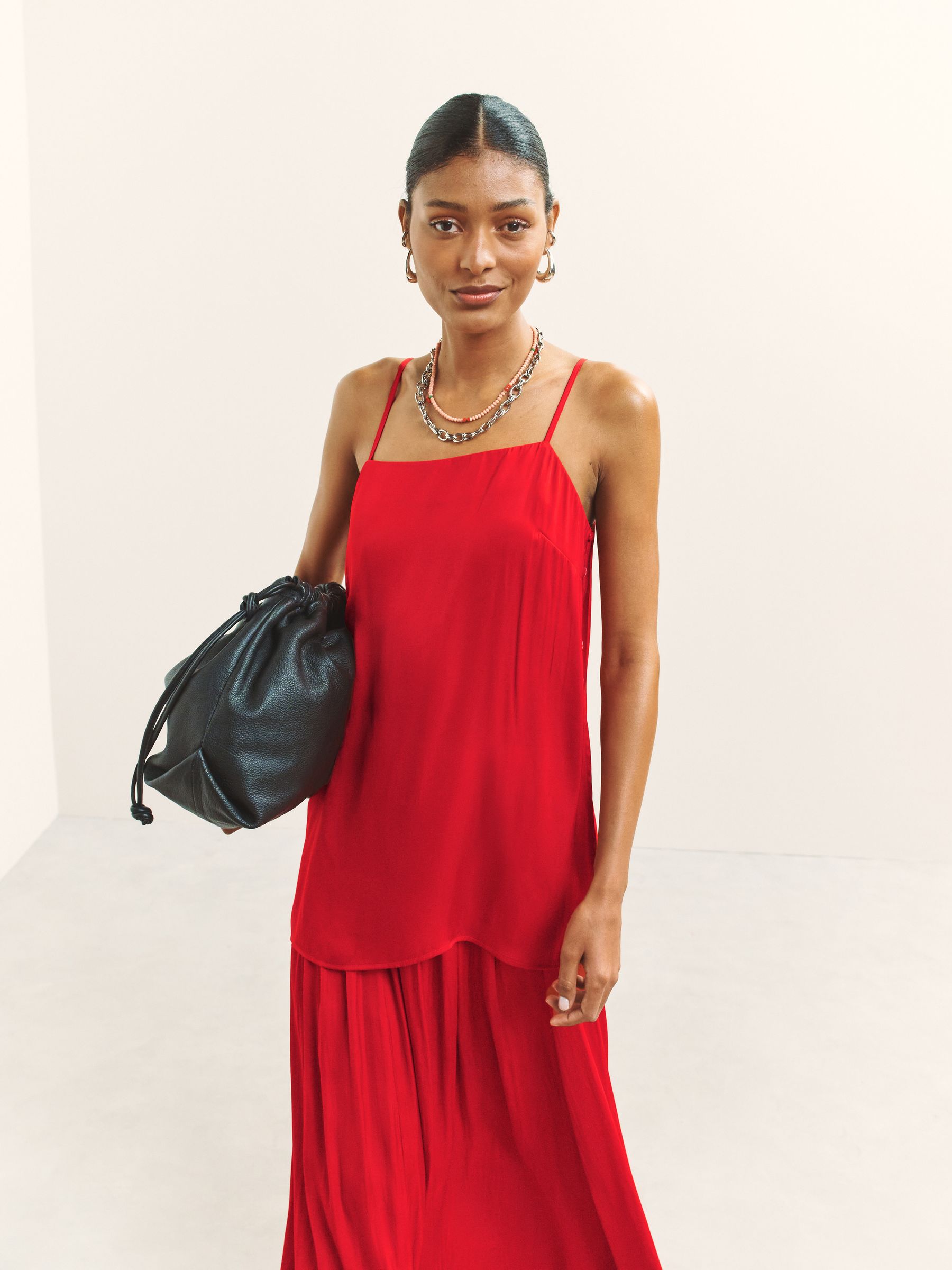Buy Red Satin Camisole from Next Canada