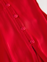 Vermelho - Camisola de cetim - Imagem 3 de 3