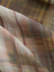 Neutral/Pink Check Godet Maxi Skirt - Image 6 of 7