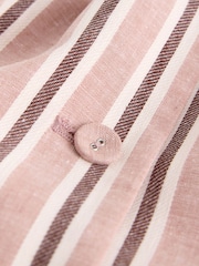 Pink Stripe N. Premium Linen Cotton Blend Waistcoat - Image 7 of 7
