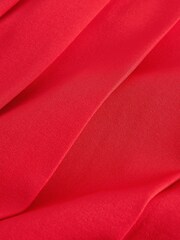 Red Pleated Mini Tennis Skirt - Image 6 of 7