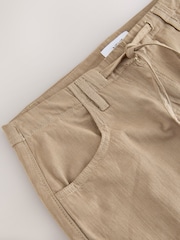 Stone Cotton Linen Blend Midi Skirt - Image 7 of 8