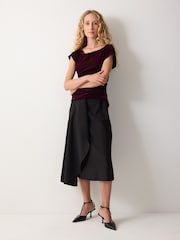 Jigsaw Stretch Crepe Skirt - Immagine 3 di 5