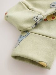 Yellow Farm Animals Two Way Zip Baby Sleepsuits 3 Pack (0mths-2yrs) - Image 13 of 14