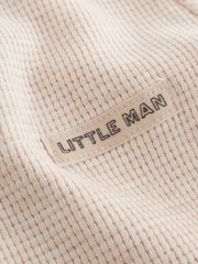 Neutral Sage Waffle Two Way Zip Baby Sleepsuits 4 Pack (0mths-3yrs) - Image 13 of 15
