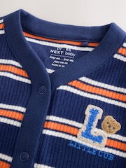 Multi Varsity Two Way Zip Baby Sleepsuits 4 Pack (0mths-3yrs) - Image 12 of 16