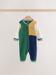 Multi Varsity Two Way Zip Baby Sleepsuits 4 Pack (0mths-3yrs) - Image 7 of 16