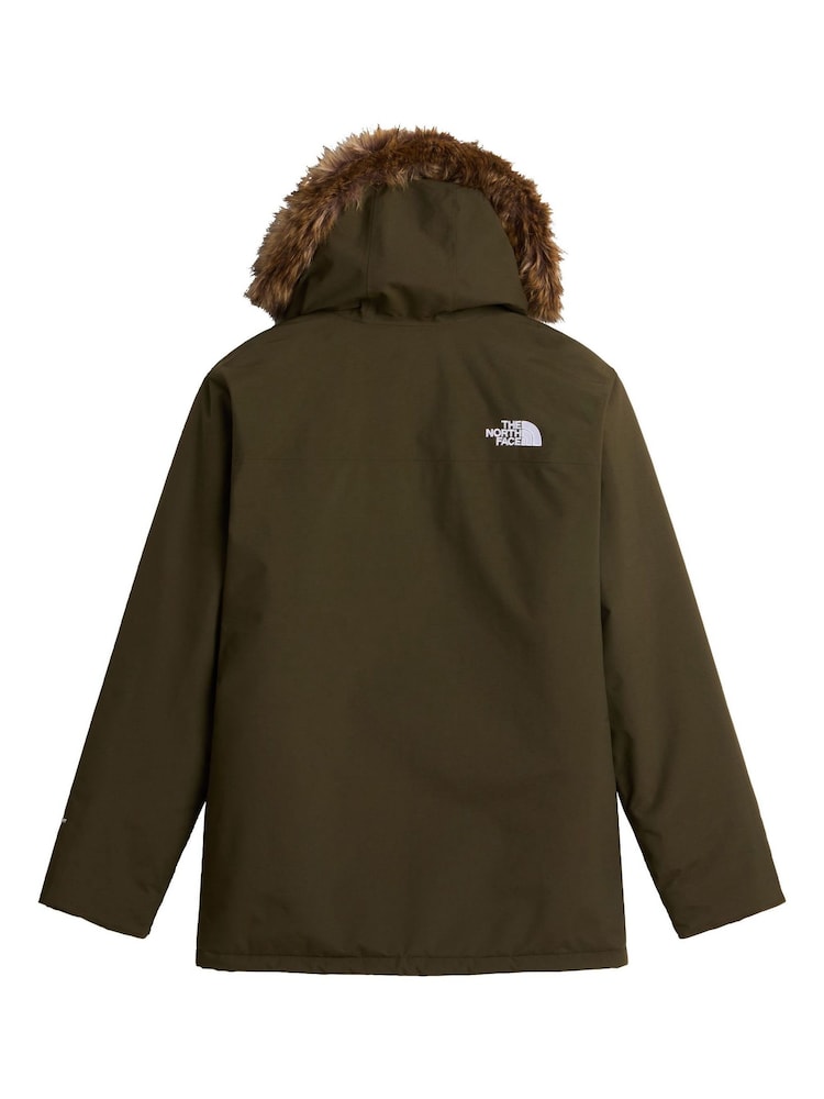 The North Face Green Zaneck Fur Hooded Jacket - Image 6 of 6 The North Face Green Zaneck Fur Hooded Jacket - Image 6 of 6