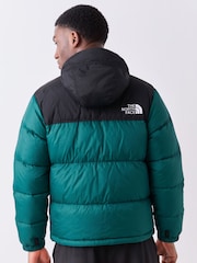 The North Face Green 1996 Retro Nuptse Puffer Coat - Image 2 of 5