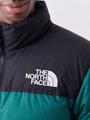 The North Face Green 1996 Retro Nuptse Puffer Coat - Image 3 of 5