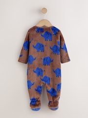 Smeđi slon - runo bebe Sleepsuit - Slika 2 od 7
